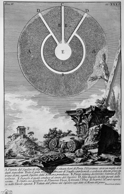 モンテデルグラノ 作： Giovanni Battista Piranesi
